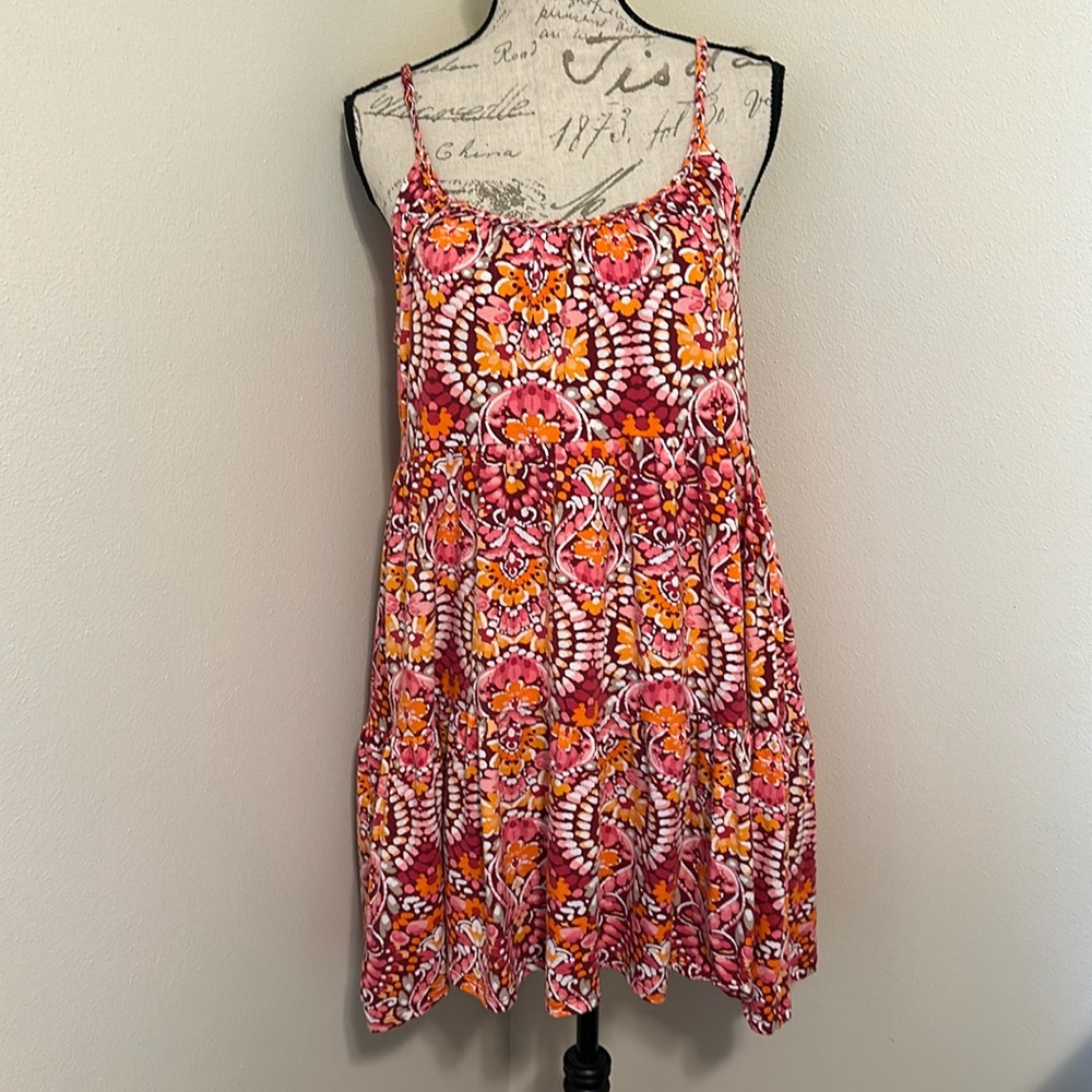 Old Navy Pink Swing Dress Medium NWOT
